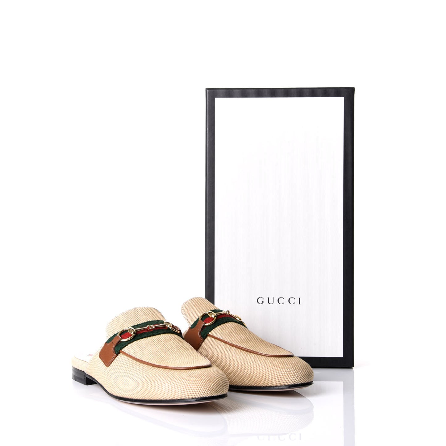 Canvas Vintage Charlotte Princetown Slippers 39 Cuir