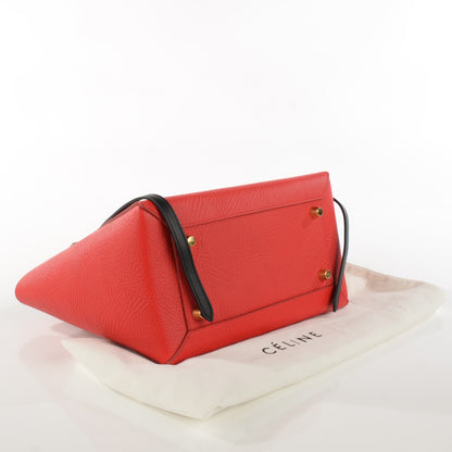 Celine Grained Calfskin Small Belt Bag Vermillion 4 of 9