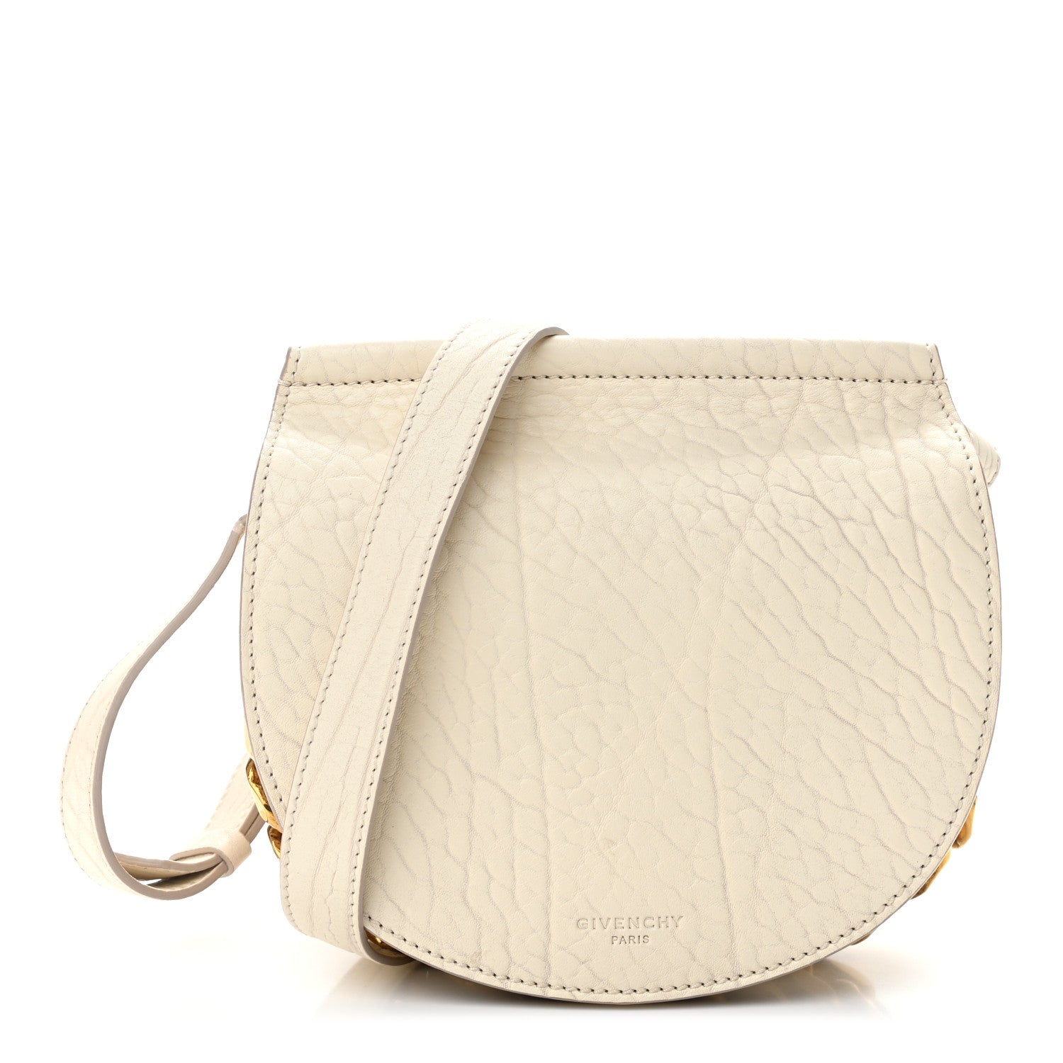 Givenchy Bullhide Mini Infinity Saddle Bag Off White 1 of 14