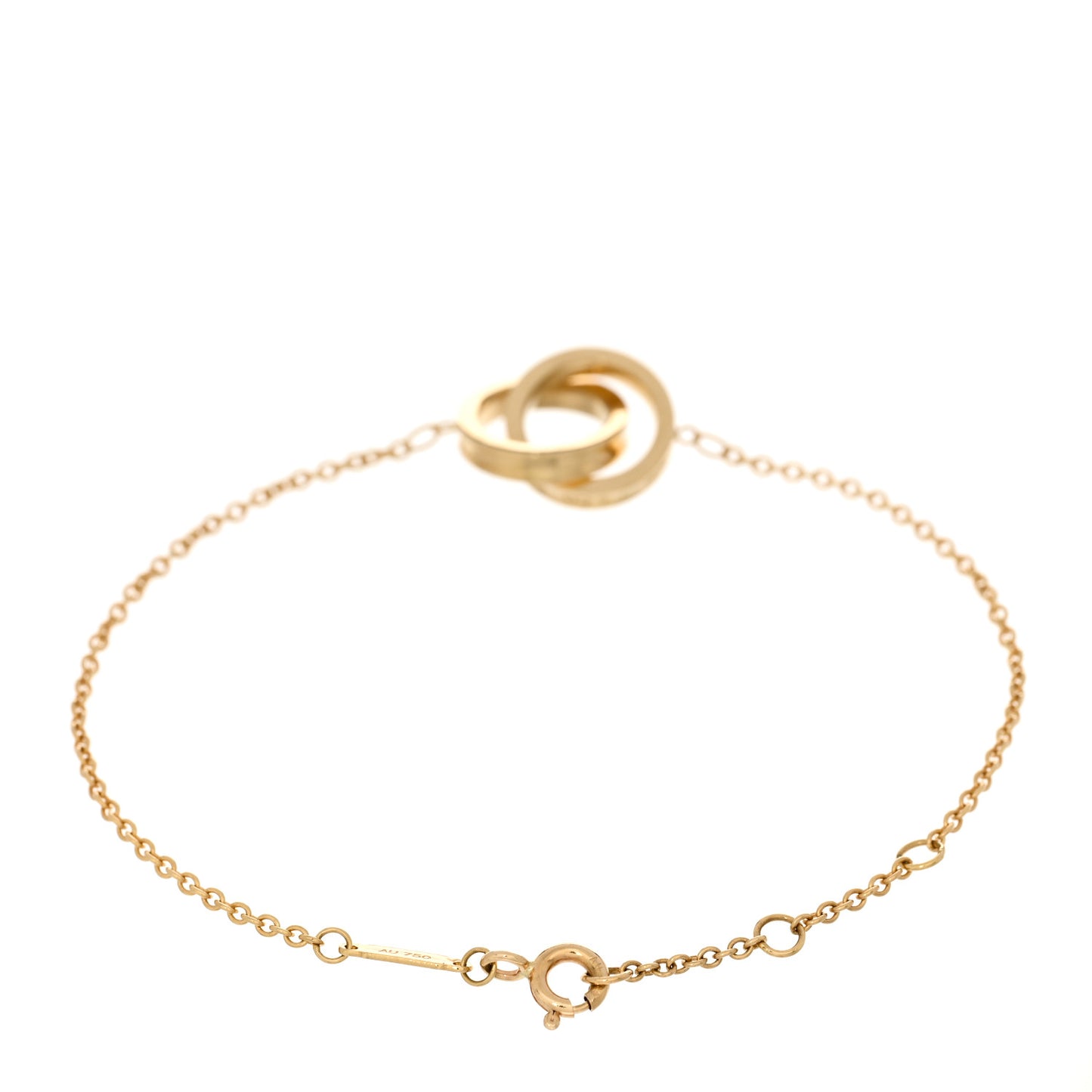 18K Yellow Gold 1837 Interlocking Circles Bracelet