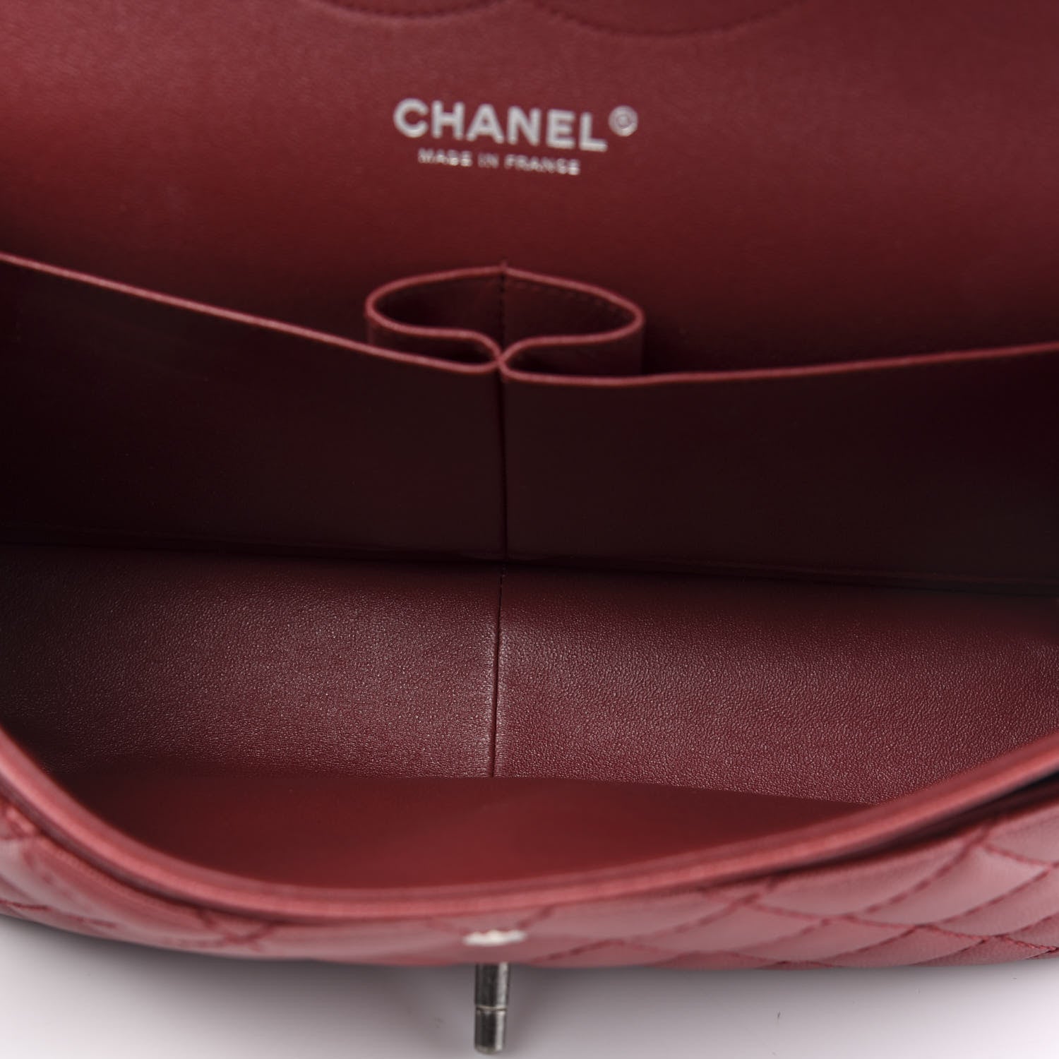 Chanel Caviar Quilted Jumbo Double Flap Red 5 of 10