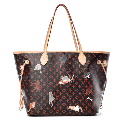 Louis Vuitton Catogram Neverfull MM Marron 3 of 14