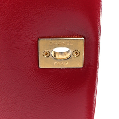 Chanel Shiny Lambskin Quilted Small Fashion Therapy Flap Bag Red 7 of 11