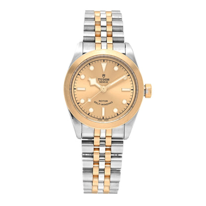 TUDOR Stainless Steel 18K Yellow Gold 32mm Black Bay Automatic Watch Champagne 79583 1 of 5