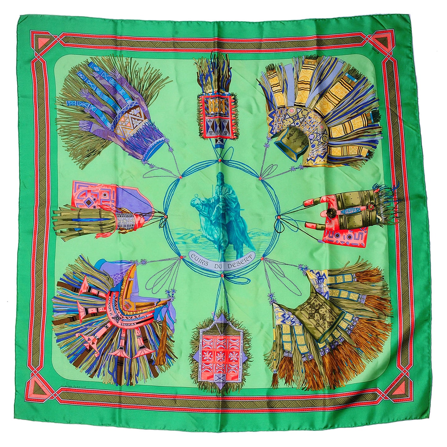 Silk Cuirs Du Desert Scarf 90