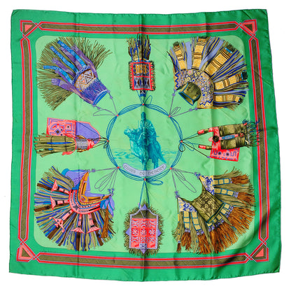 Hermes Silk Cuirs Du Desert Scarf 90 2 of 4