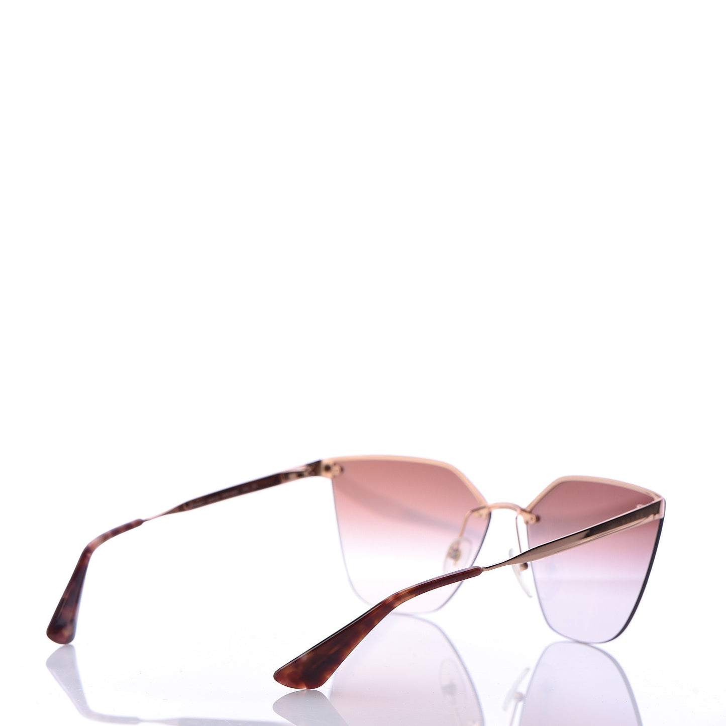Cinema Cat Eye Sunglasses SPR 68T Pink Gold