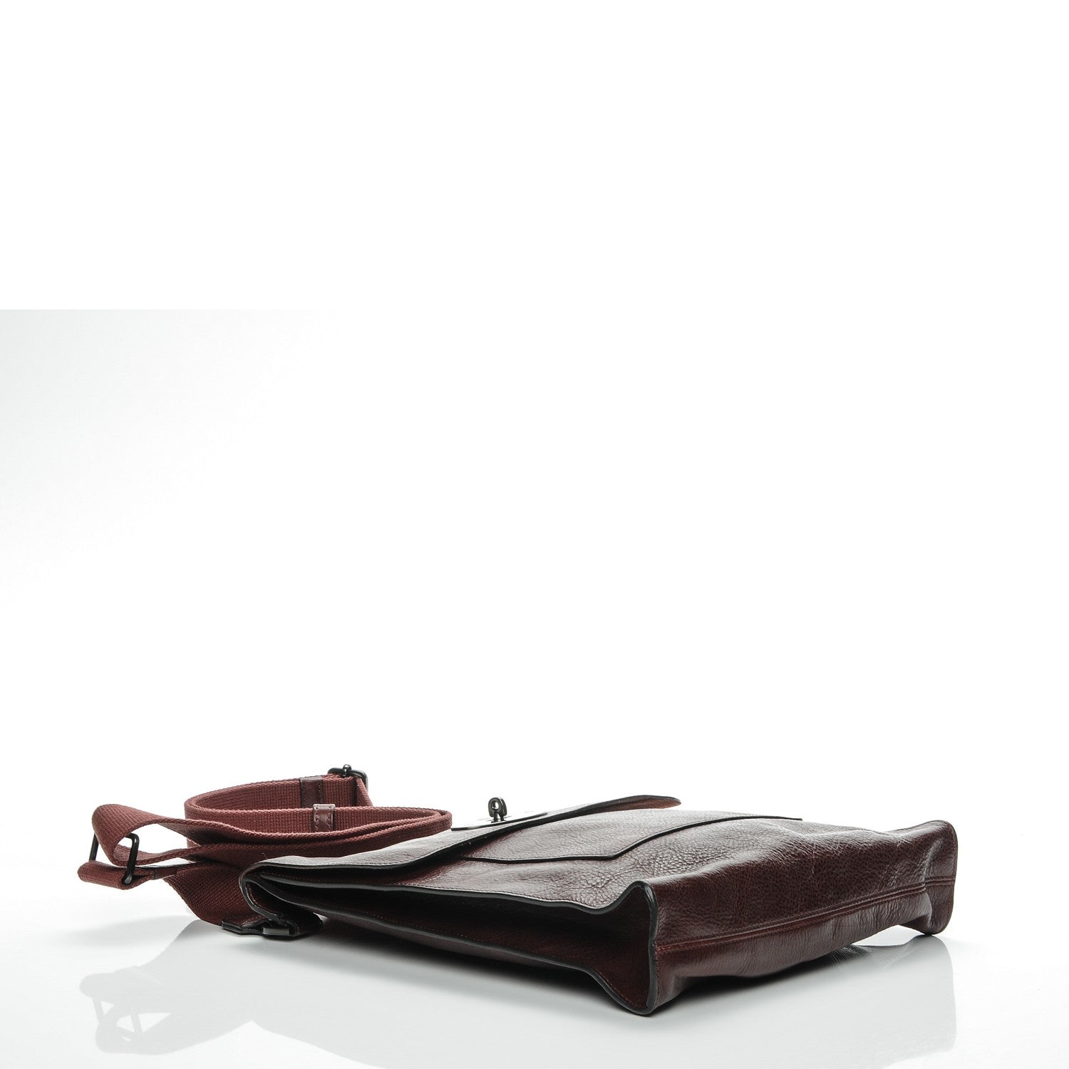 Mulberry Natural Grain Calfskin Antony Messenger Crossbody Oxblood 4 of 6