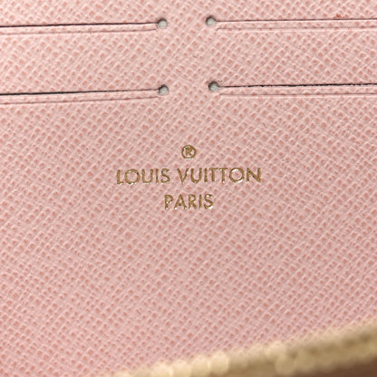 Louis Vuitton Damier Azur Clemence Wallet Rose Ballerine 6 of 6