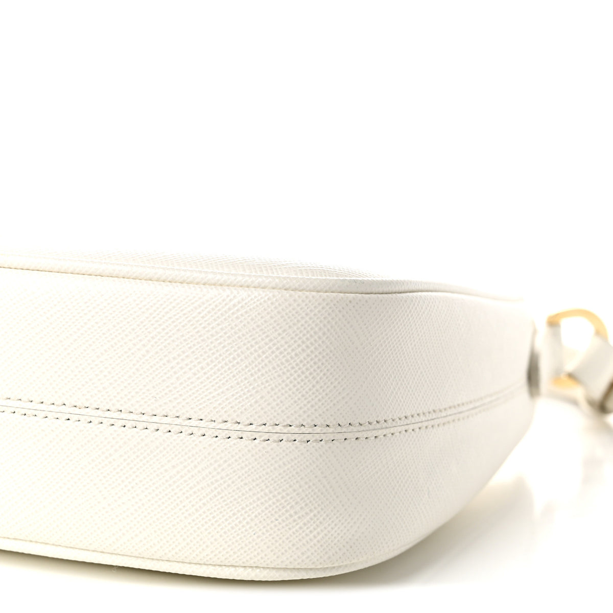 Saffiano Lux Mini Re-Edition Shoulder Bag White