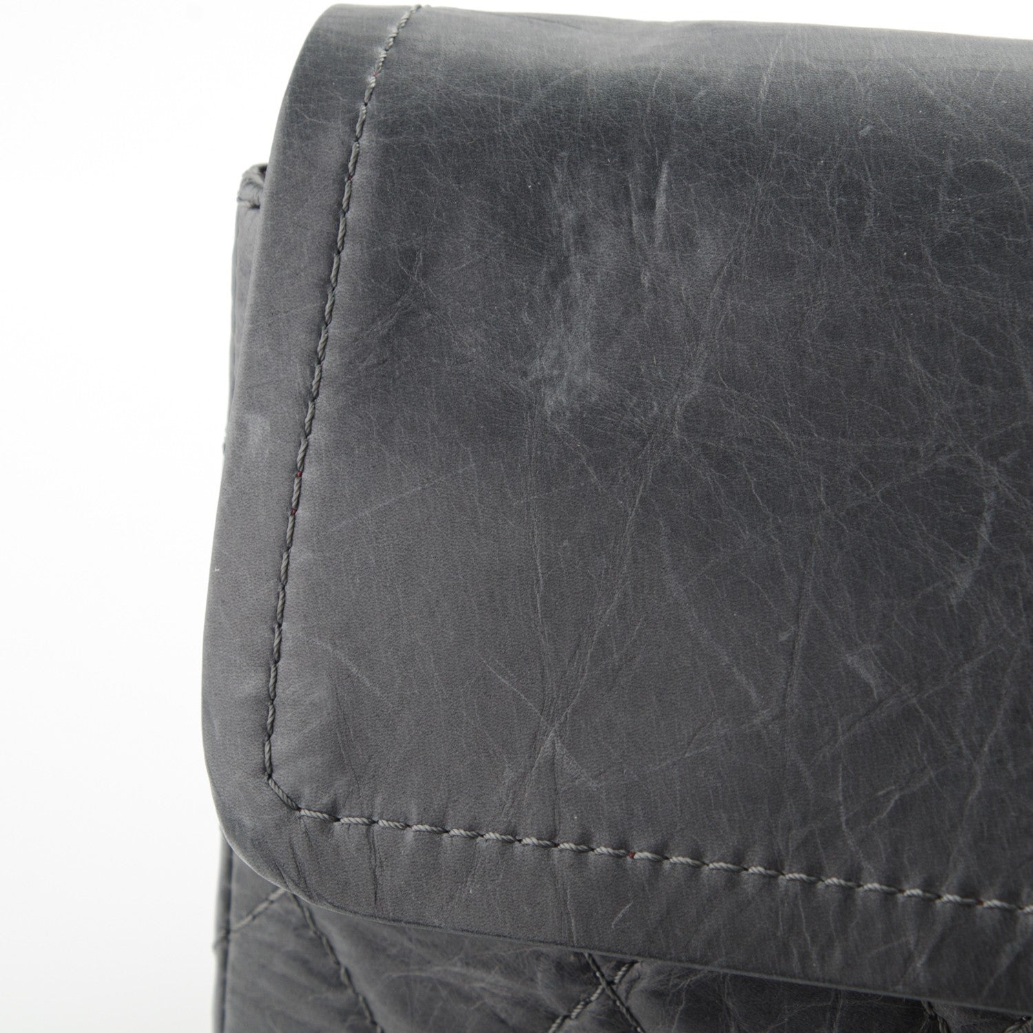 Chanel Aged Calfskin Quilted 50th Anniversary 2.55 Reissue 227 Flap Grey 7 of 7
