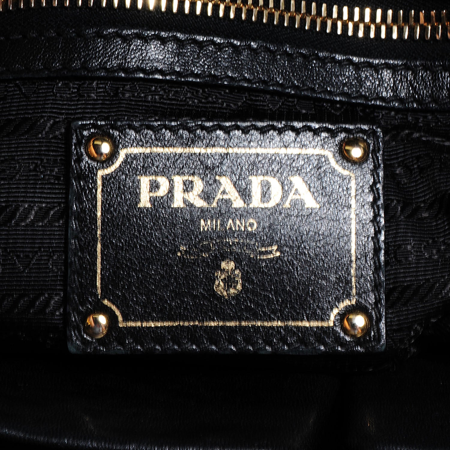 Prada Tessuto Nylon Gaufre Tote Nero Black 7 of 9