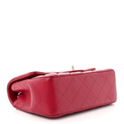 Chanel Caviar Quilted Mini Rectangular Flap Red 4 of 12