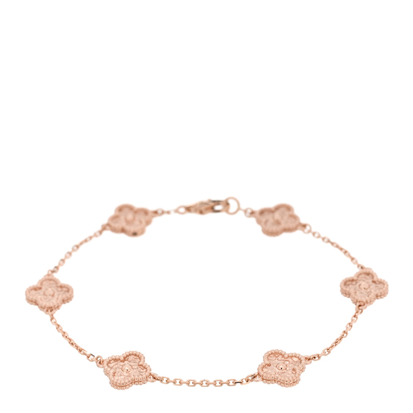 18K Rose Gold 6 Motifs Sweet Alhambra Bracelet