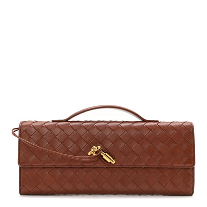 Bottega Veneta Nappa Intrecciato Long Andiamo Top Handle Sapele 1 of 6