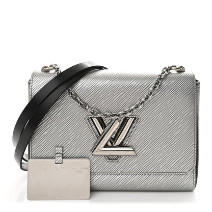 Louis Vuitton Epi Twist Shoulder Bag MM Argent 3 of 11