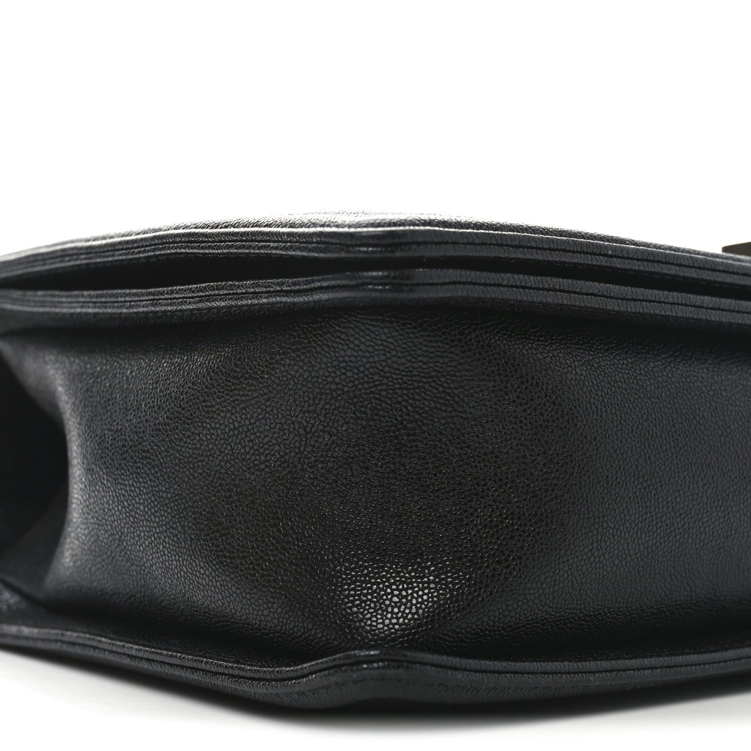 Chanel Caviar Chevron Quilted New Medium Boy Flap Black 9 of 11
