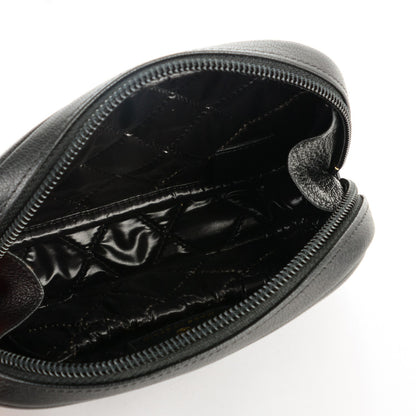 Chanel Goatskin CC Cosmetic Case Black 5 of 14