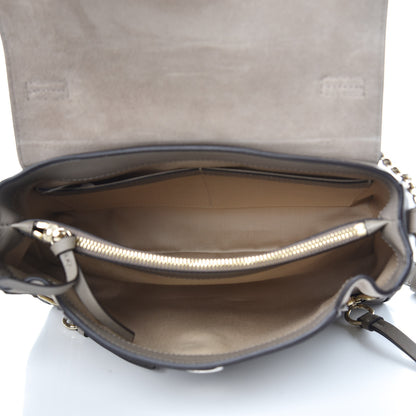 Chloe Calfskin Small Faye Day Shoulder Bag Motty Grey 6 of 10
