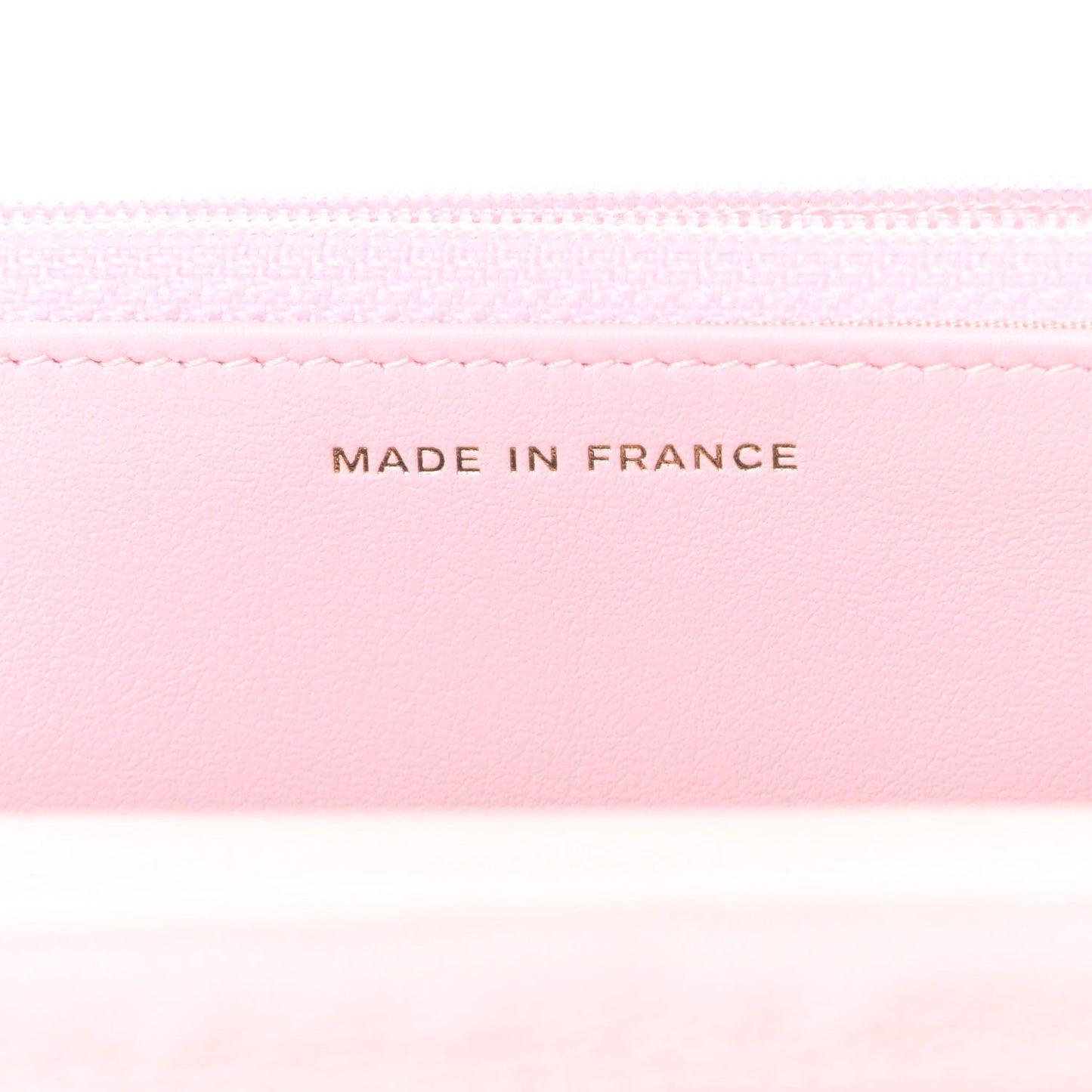 Caviar Quilted Coco Candy Wallet On Chain WOC Light Pink