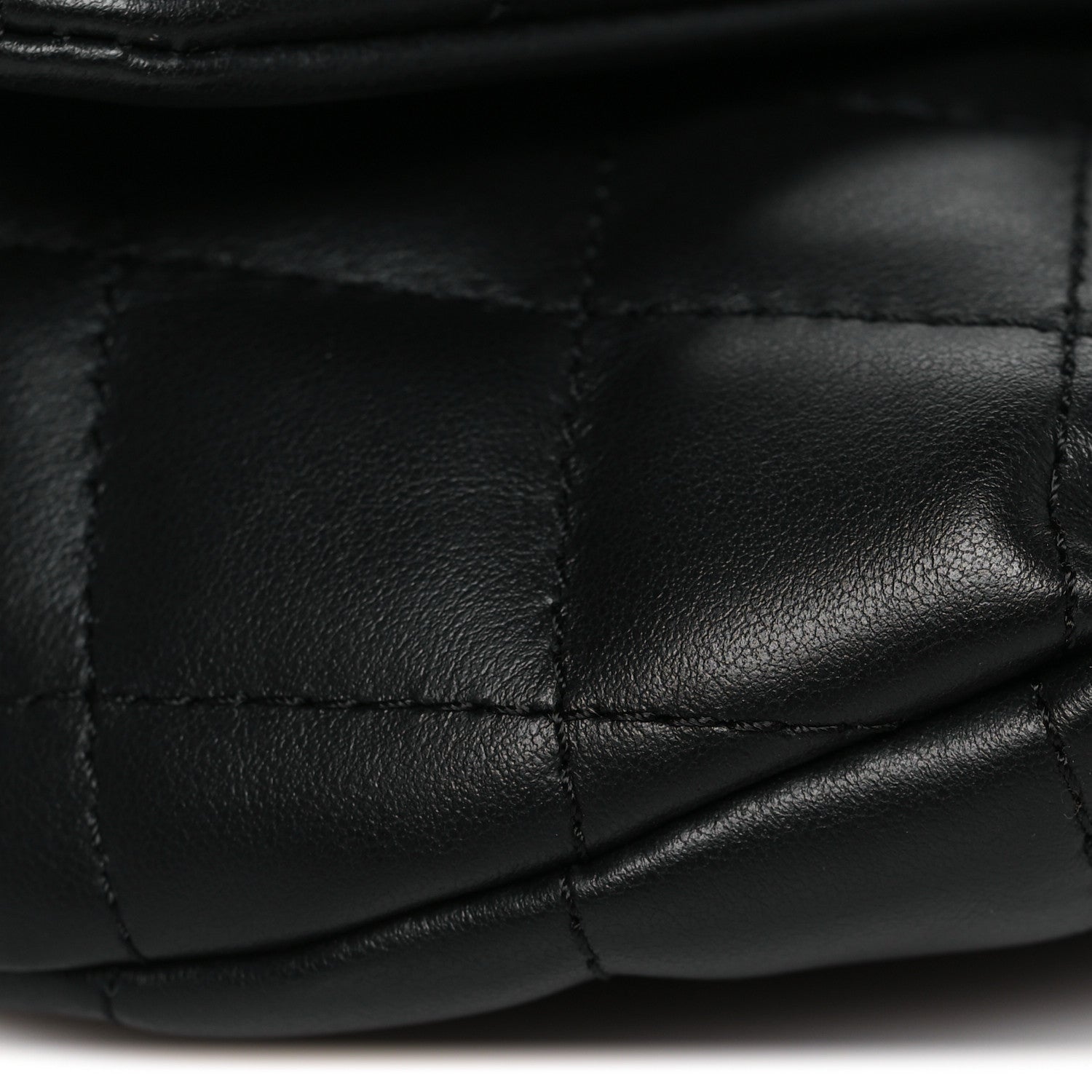 Chanel Calfskin Quilted CC Uniform Flap Belt Bag Black 9 of 11