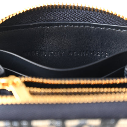 Christian Dior Oblique 30 Montaigne Voyageur Coin Purse Blue 7 of 9