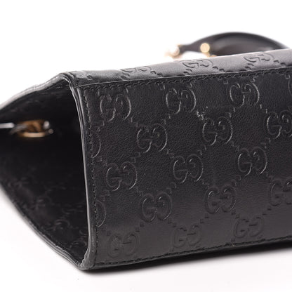 Gucci Guccissima Large Emily Chain Shoulder Bag Black 6 of 10