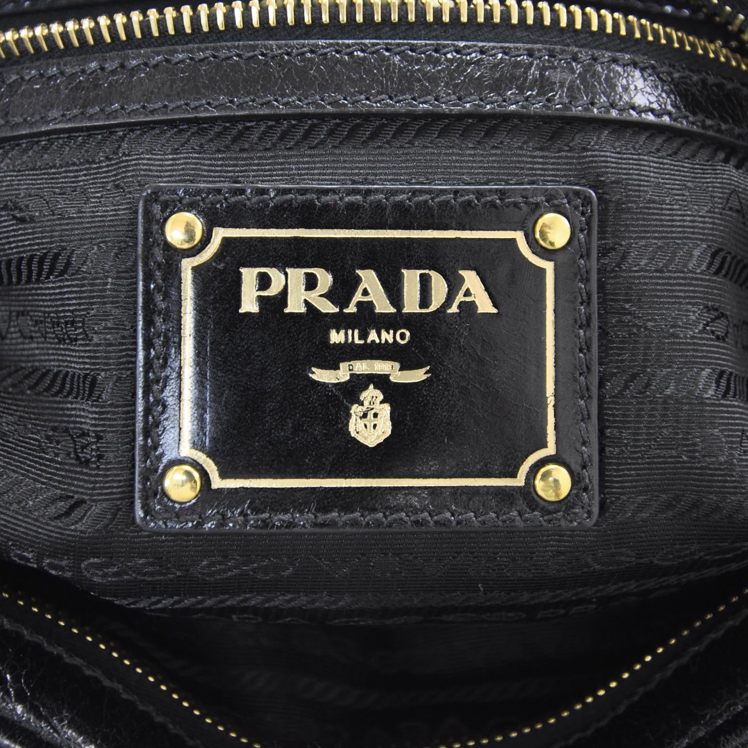 Prada Vitello Shine Tote Nero Black 8 of 10