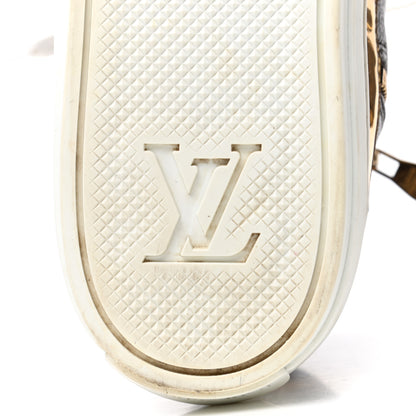 Louis Vuitton Patent Monogram Stellar Sneaker Boots 38 Gold 7 of 9