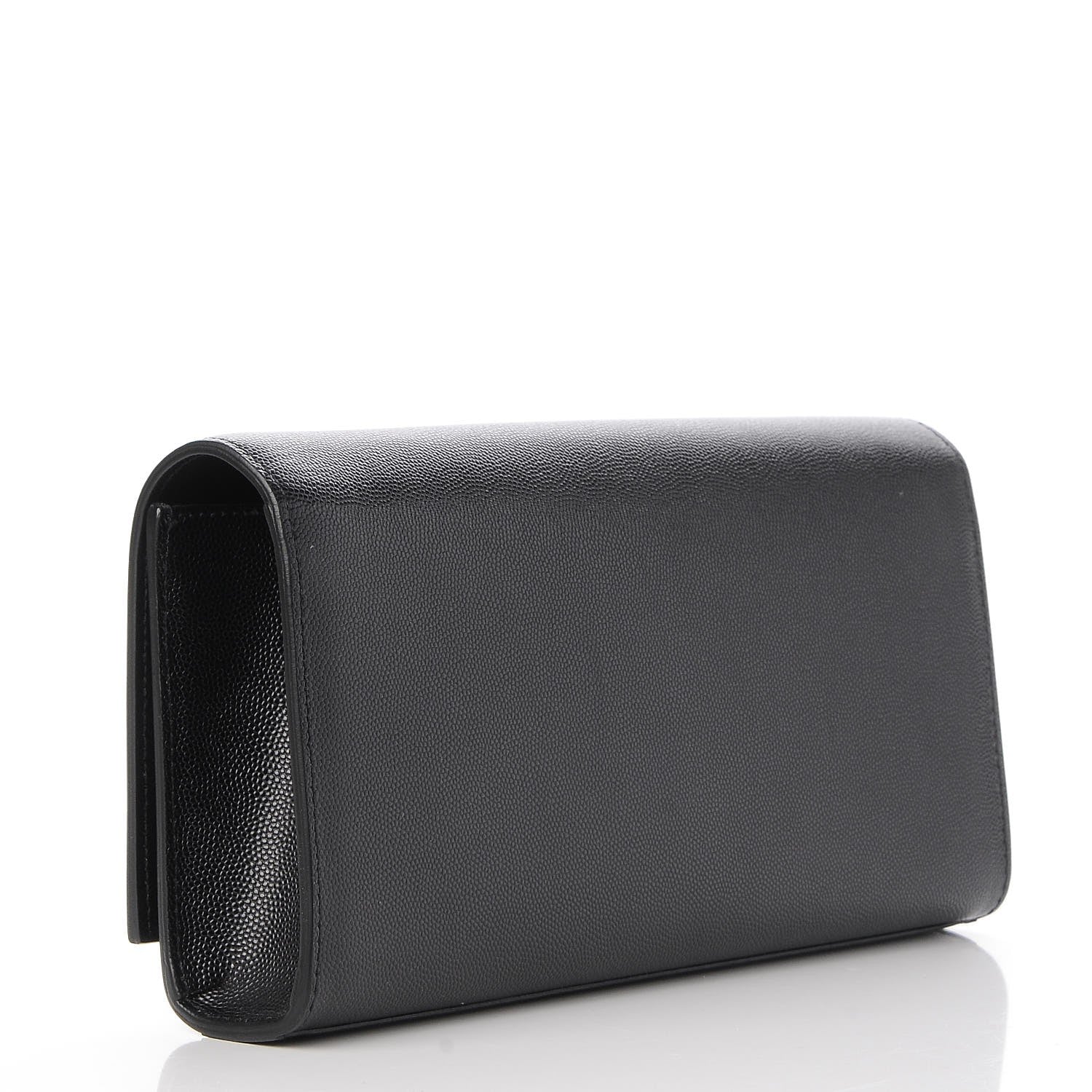 Saint Laurent Grain De Poudre Monogram Cassandre Clutch Black 3 of 7