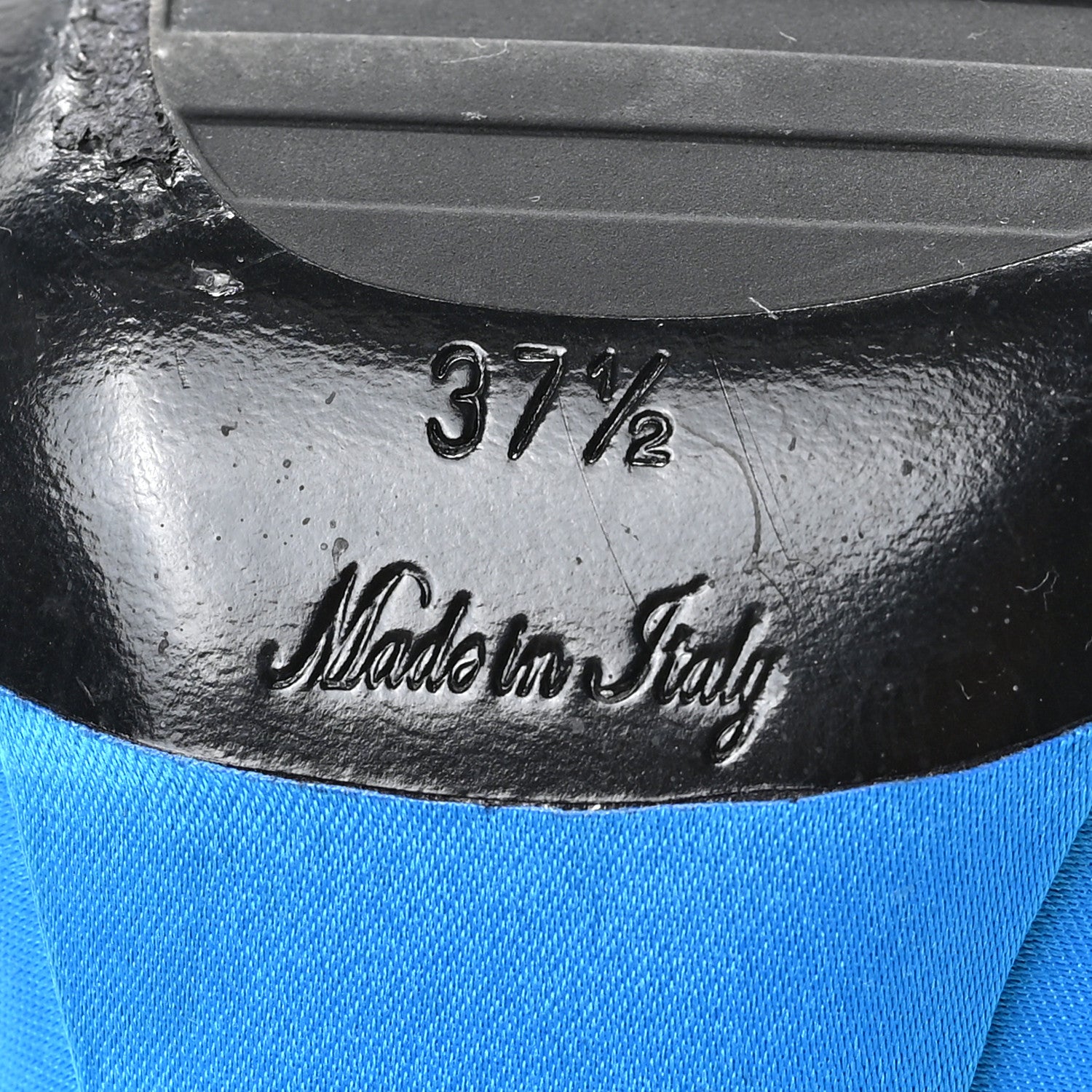 Louis Vuitton Satin Archlight Pumps 37.5 Blue 6 of 7