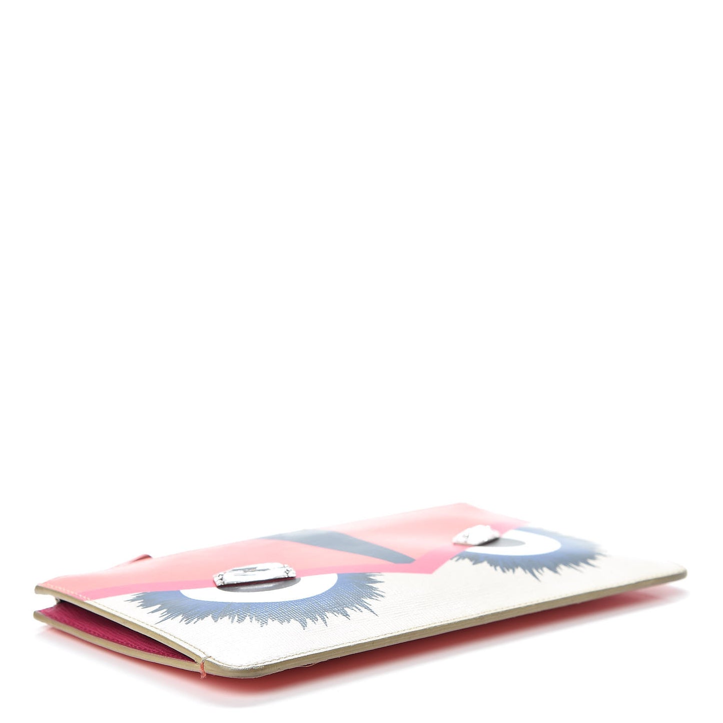 Vitello Elite Crystal Eye Monster Zip Pouch Bellini Multicolor