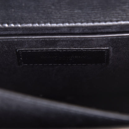 Saint Laurent Calfskin Medium Monogram Sunset Black 11 of 20
