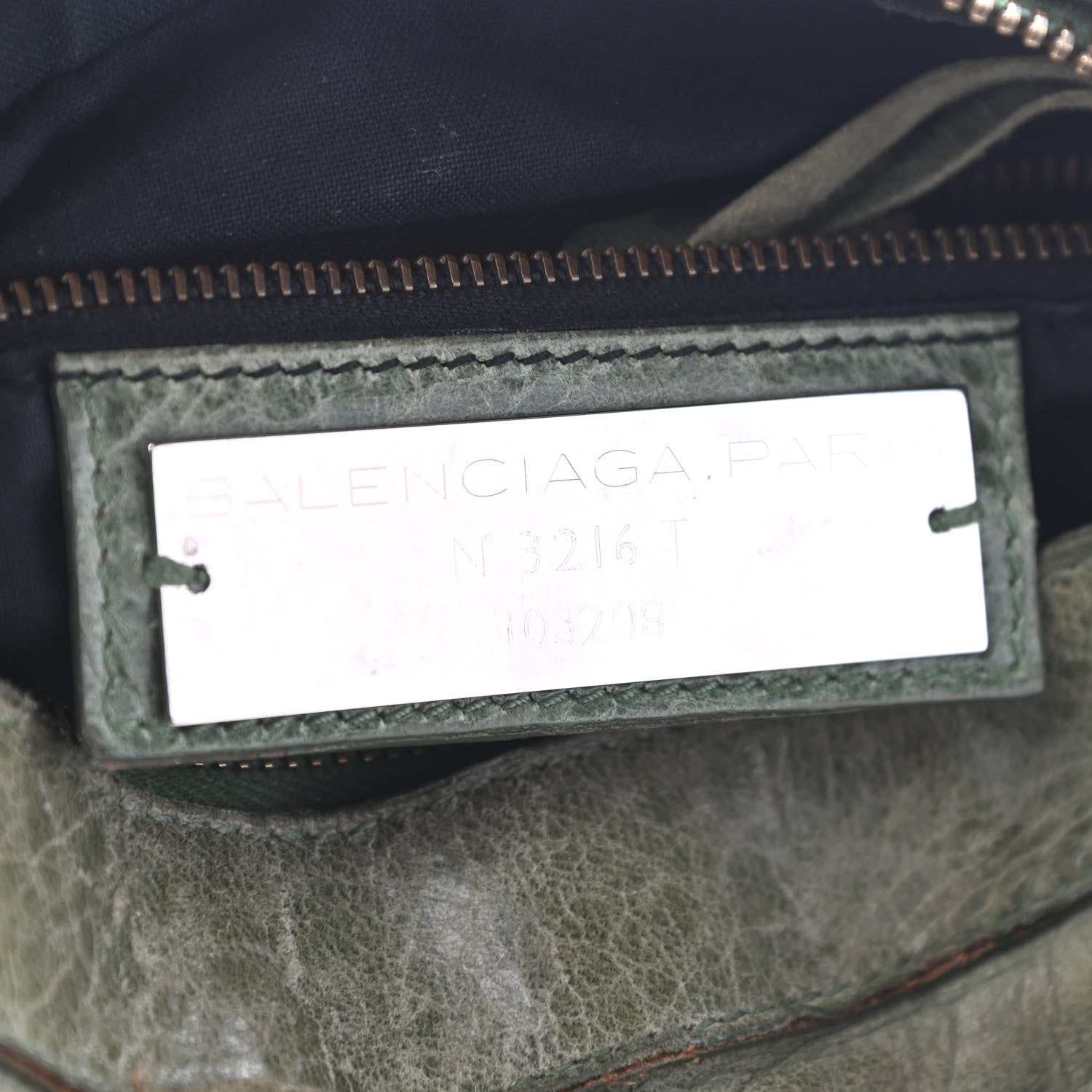 Balenciaga Agneau Classic Hardware First Vert Thyme 6 of 13
