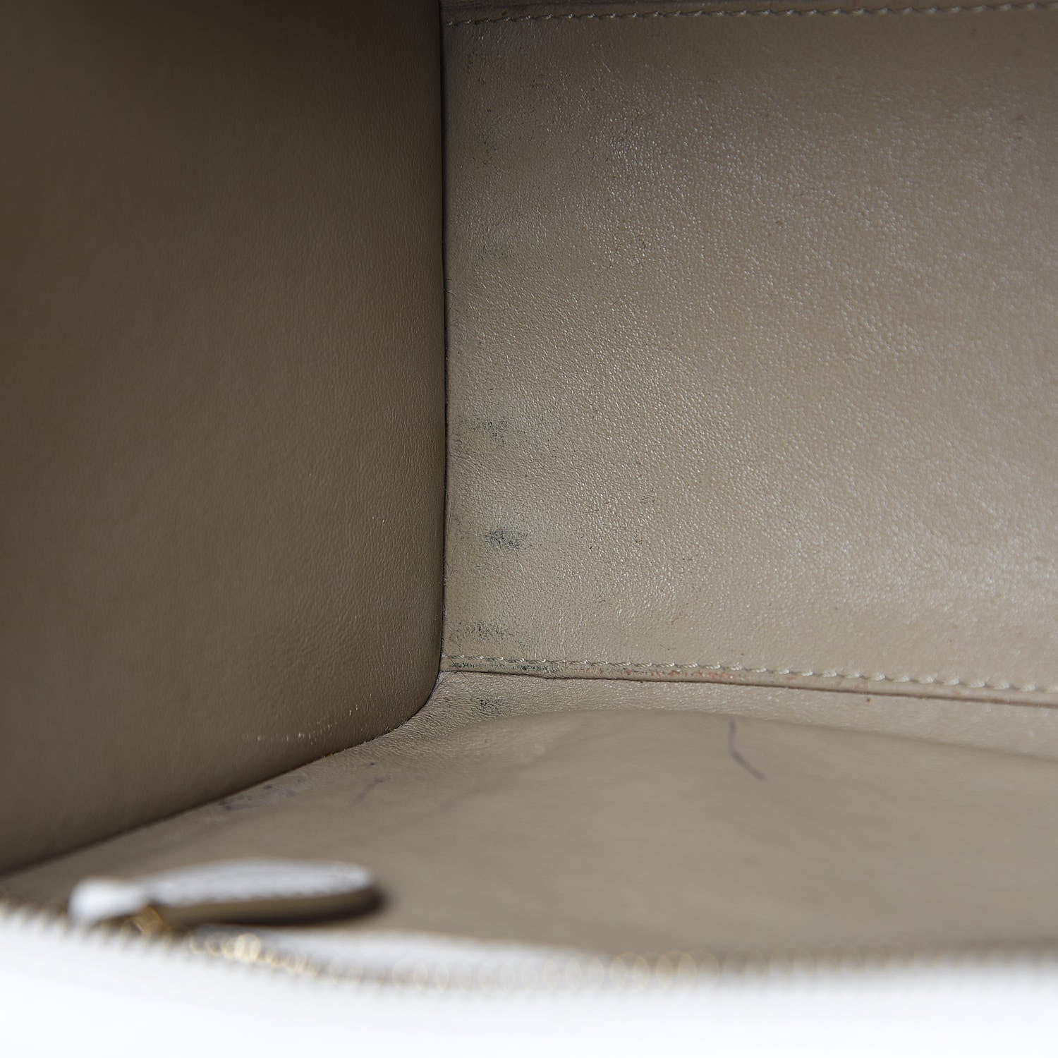 Celine Goatskin Micro Luggage White 16 of 18