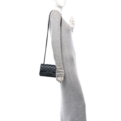Chanel Lambskin Quilted Mini Rectangular Flap So Black 2 of 10