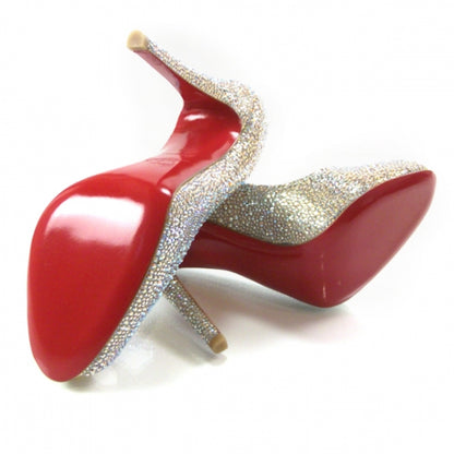 Christian Louboutin Strass Lady Claude 120 Pumps 39 5 of 7