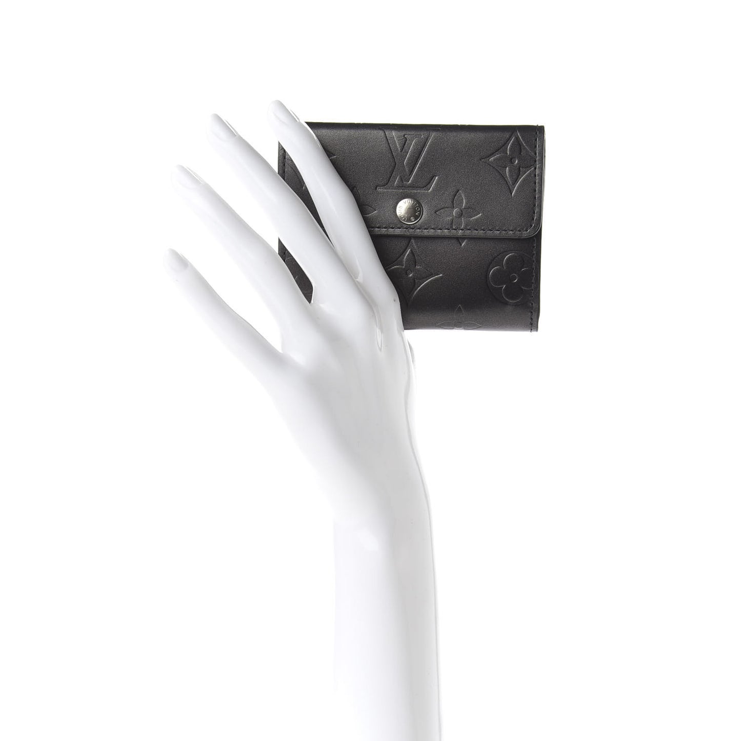 Mat Monogram Ludlow Wallet Black