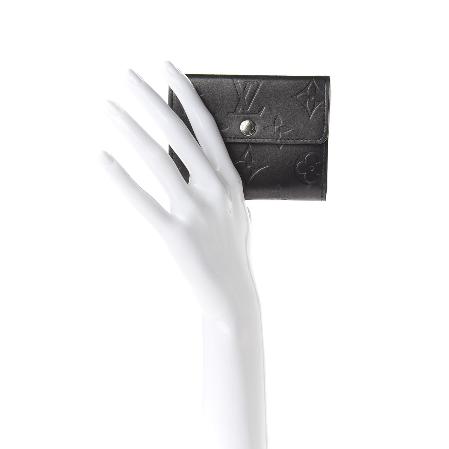 Louis Vuitton Mat Monogram Ludlow Wallet Black 2 of 6