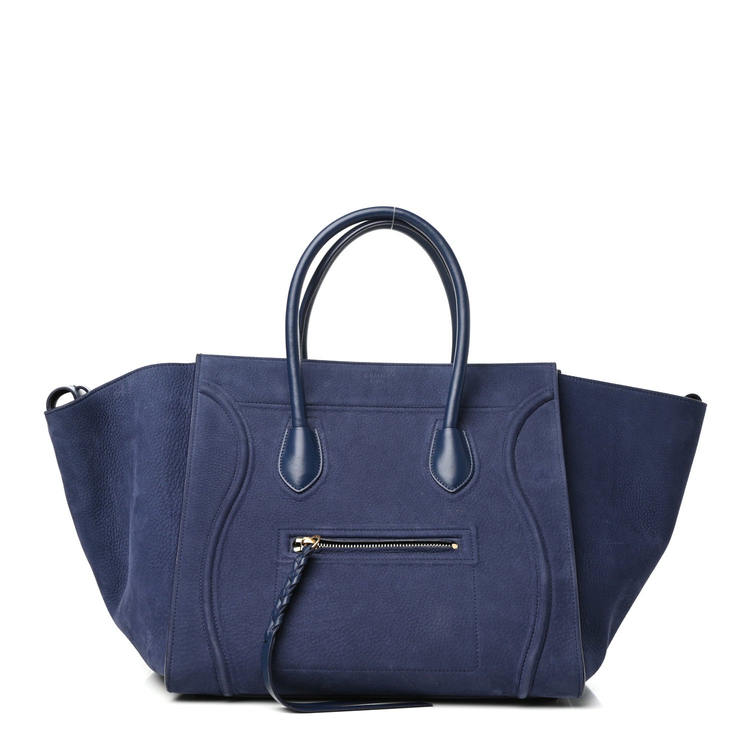 Celine Nubuck Calfskin Medium Phantom Luggage Navy 1 of 9