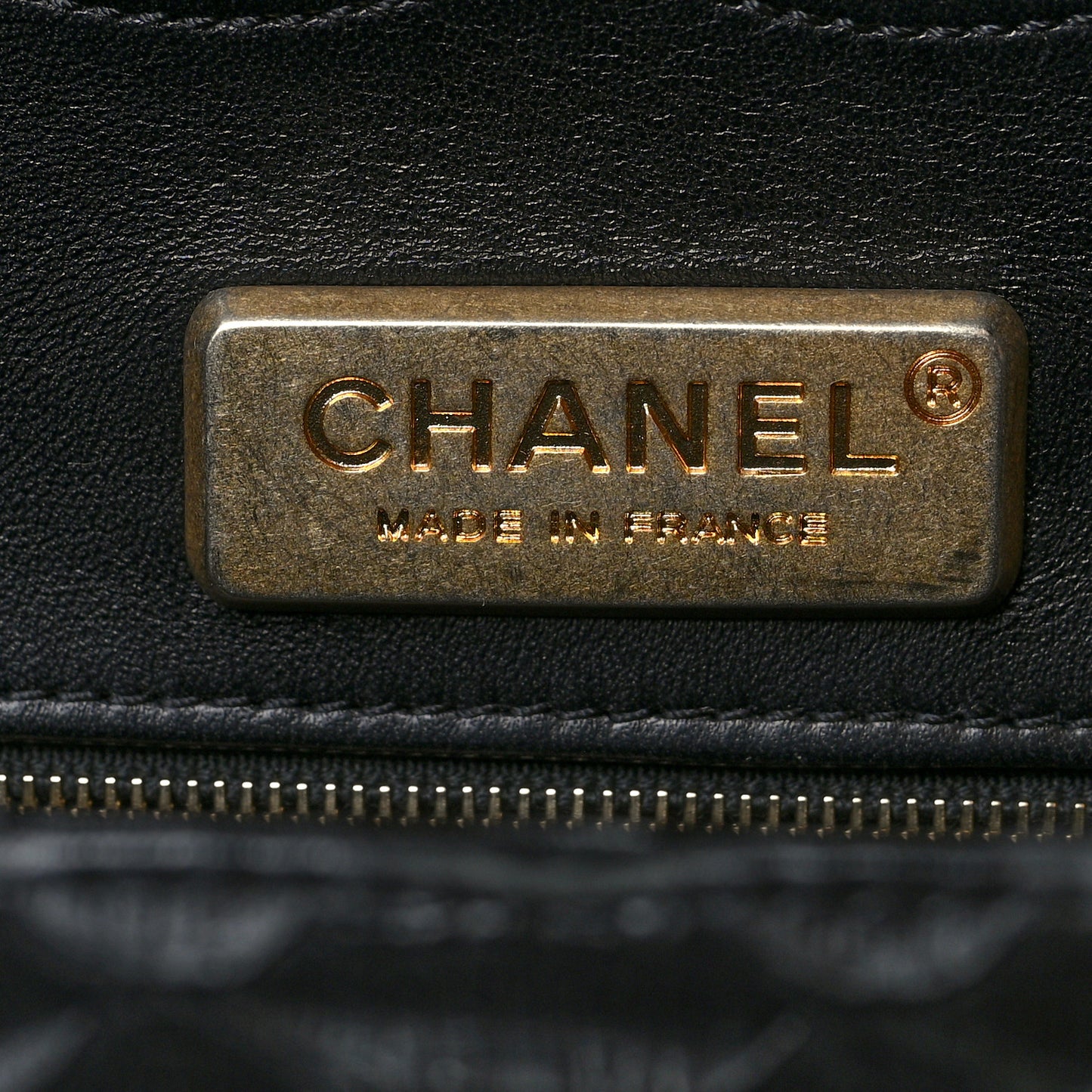 Snakeskin Jumbo Double Flap Black