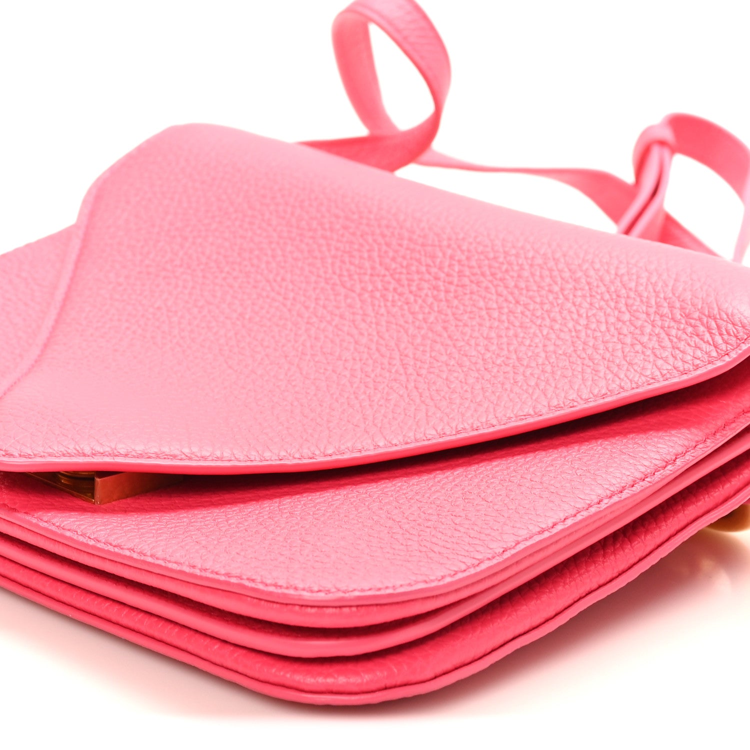 Bottega Veneta Calfskin Mount Envelope Bag Pink 1839961 – FASHIONPHILE
