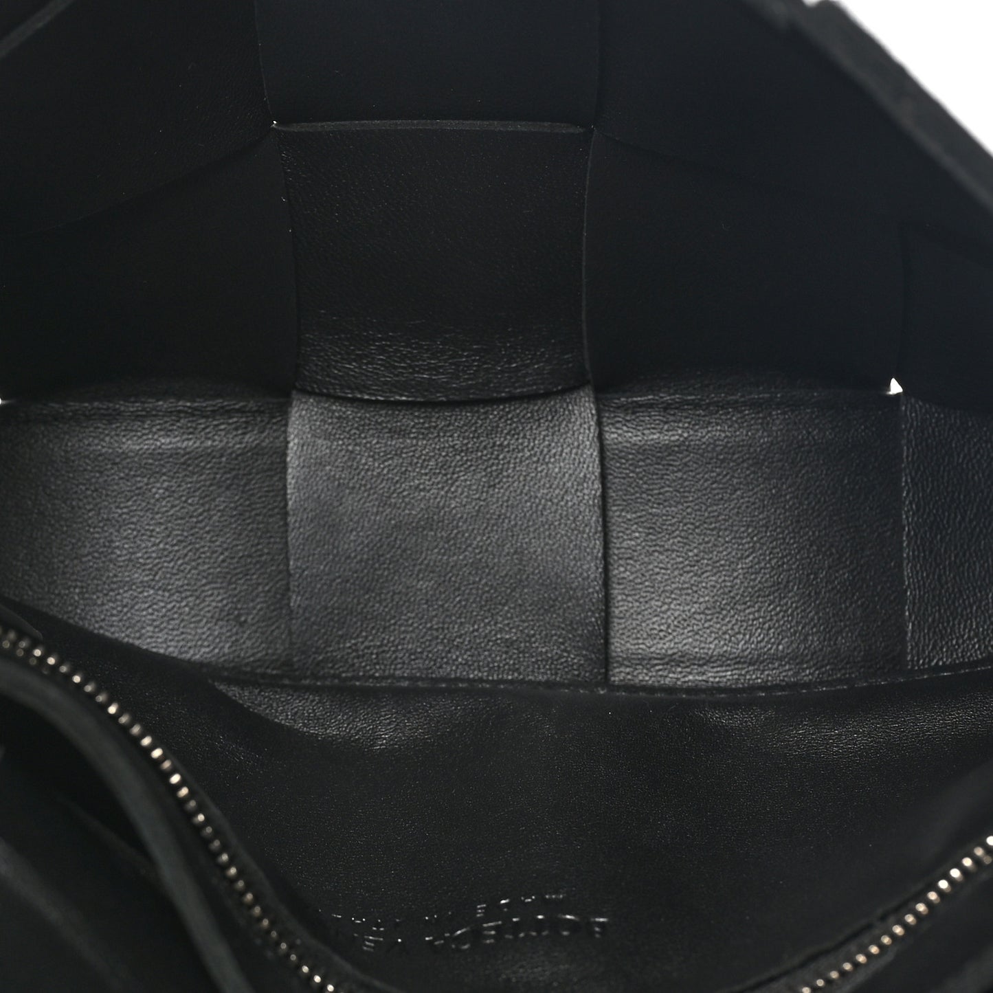Lambskin Maxi Intrecciato Cassette Crossbody Bag Black