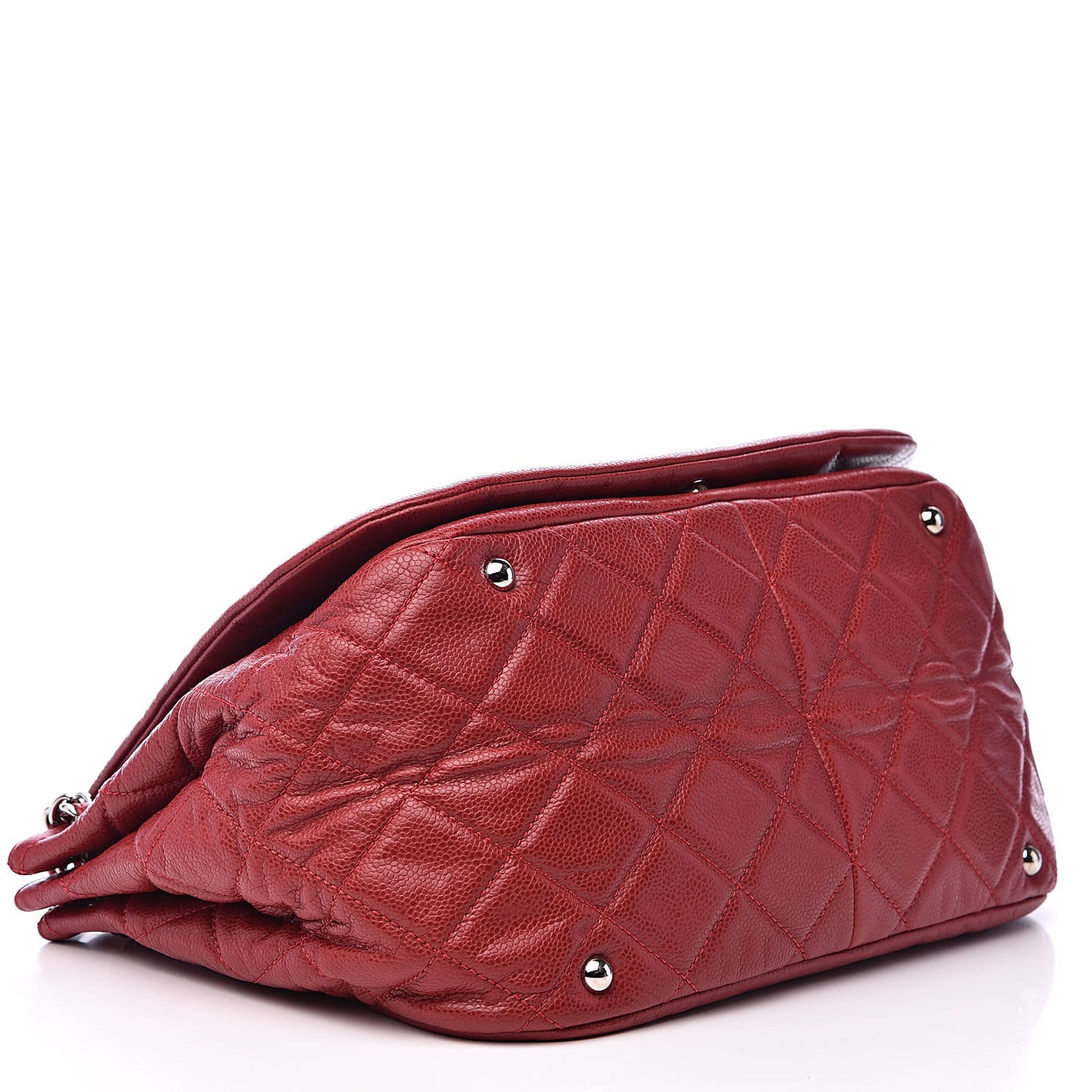 Caviar Timeless CC Accordion Flap Red