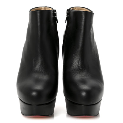 Christian Louboutin Calfskin Dirdibootie 130 Ankle Booties 36.5 Black 3 of 8