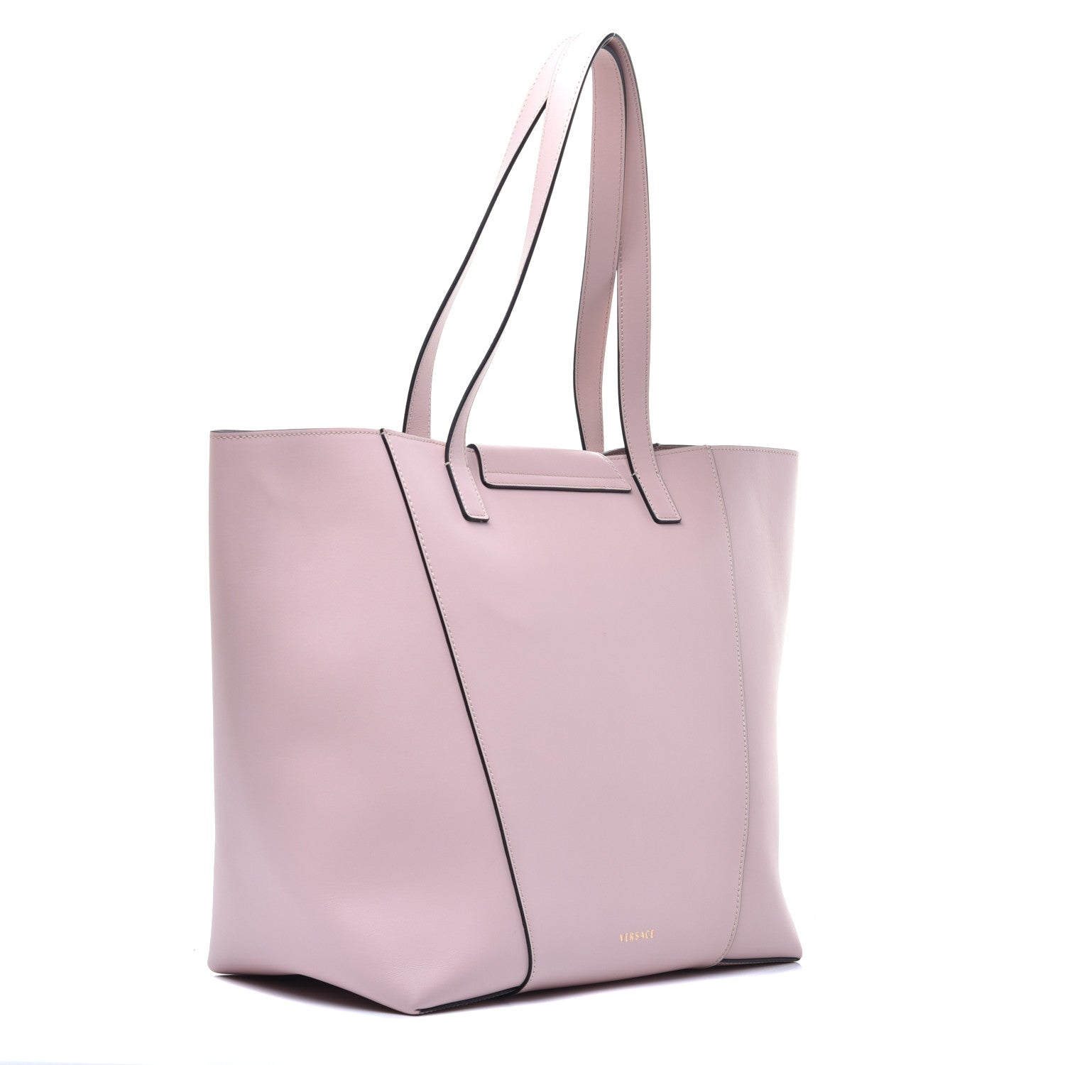 Versace Calfskin Virtus Tote Light Pink 3 of 8
