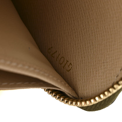 Louis Vuitton Monogram Giant Zippy Wallet Kaki White 7 of 9