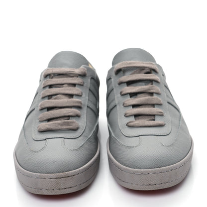 Hermes Epsom Mens Boomerang Sneakers 42 Gris Mouette 2 of 7