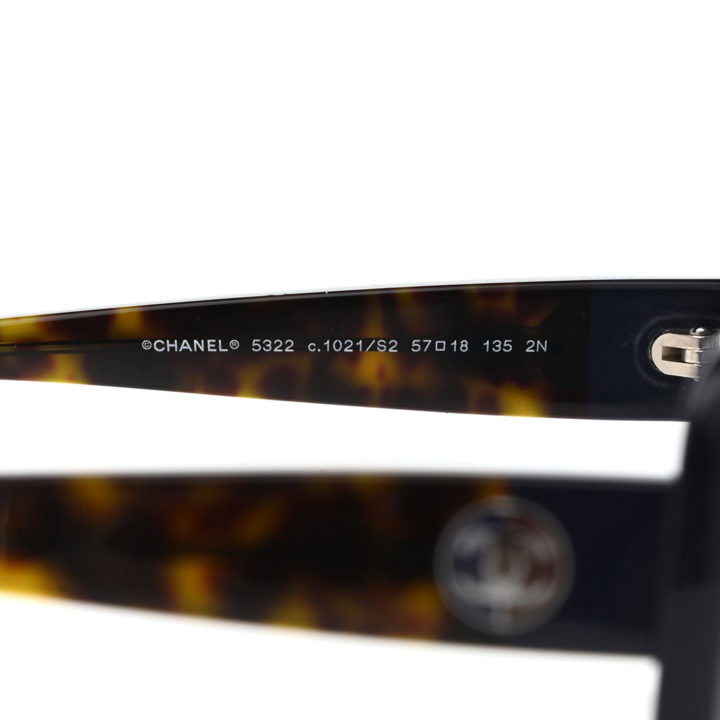 Acetate CC Sunglasses 5322 Dark Blue Marron Fonce