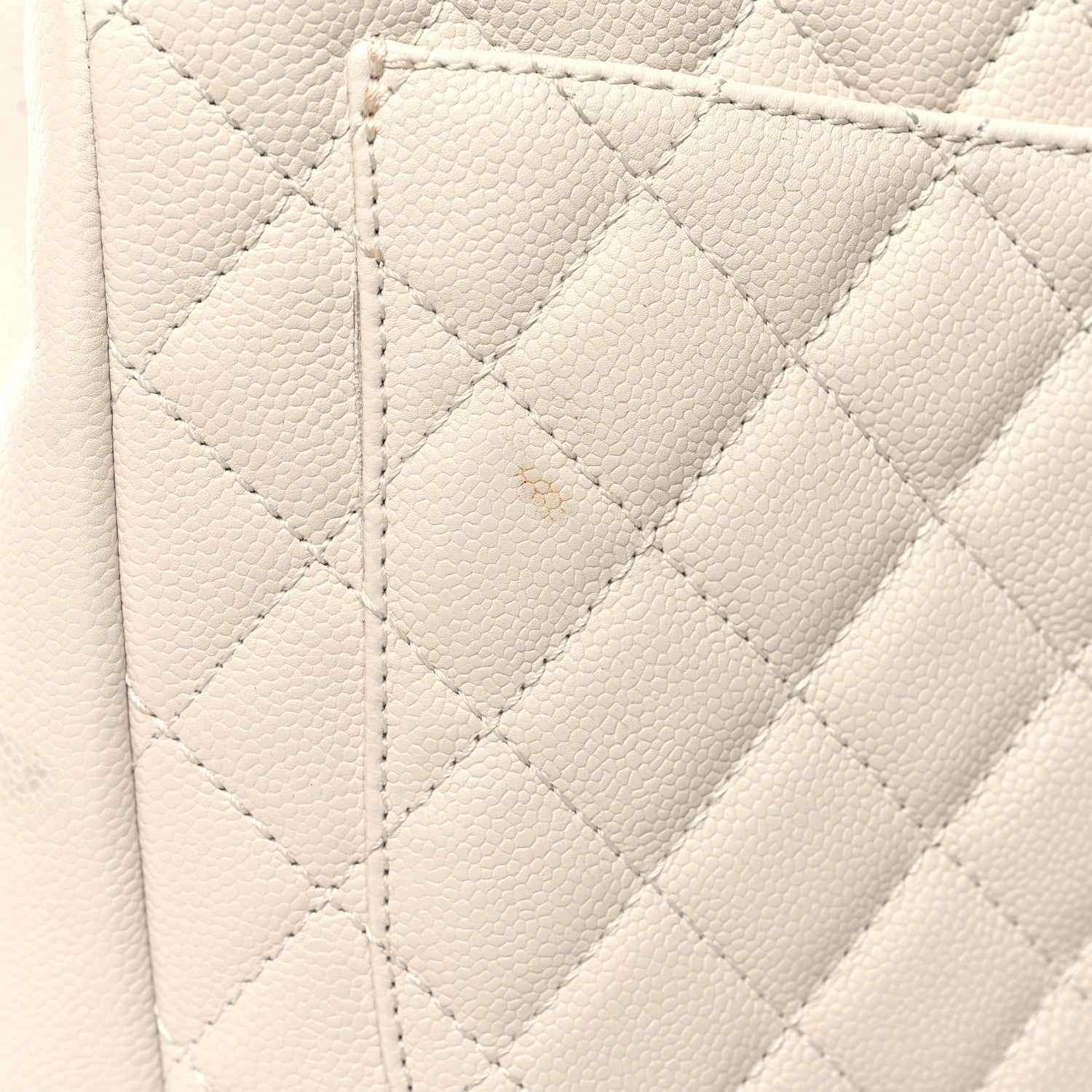 Chanel Caviar Quilted Grand Shopping Tote GST White 15 of 19